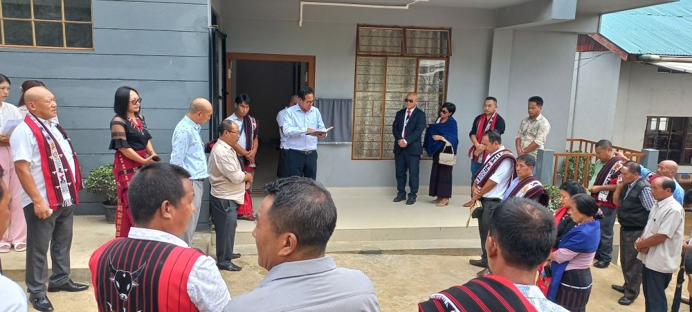 ‘Arok Kimen’ of Watsü Mungdang, Ongpangkong Compound Youth Union, and Yimyu Ward Council inaugurated on August 2. (Morung Photo)